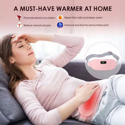 Ceinture Chauffante Menstruelle – Soulage les Douleurs de Règles en 3 secondes | Sans Médicaments