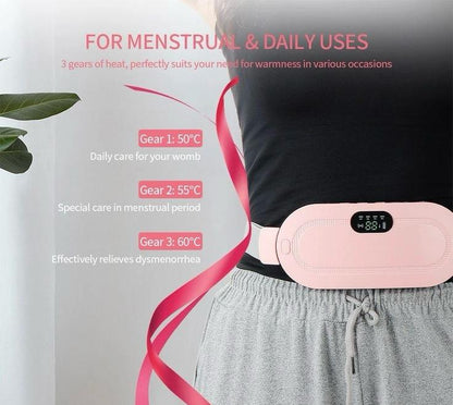 Ceinture Chauffante Menstruelle – Soulage les Douleurs de Règles en 3 secondes | Sans Médicaments